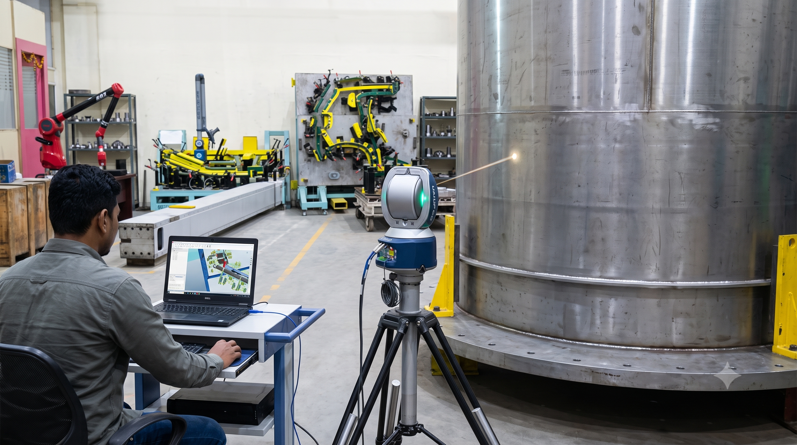 3D Laser Tracker Measurement